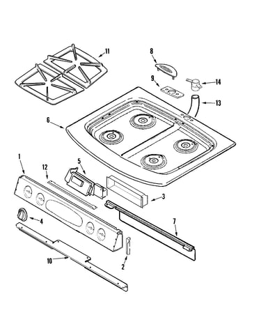 Top assembly & control