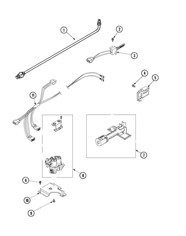 Gas valve & igniter