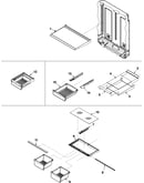 Refrigerator shelving