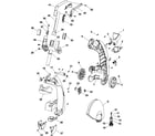 Hoover F5525 upper handle assembly diagram