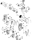 Motor and main pivot asy