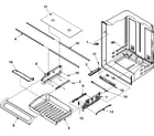 Kenmore 59677539600 pantry assembly diagram