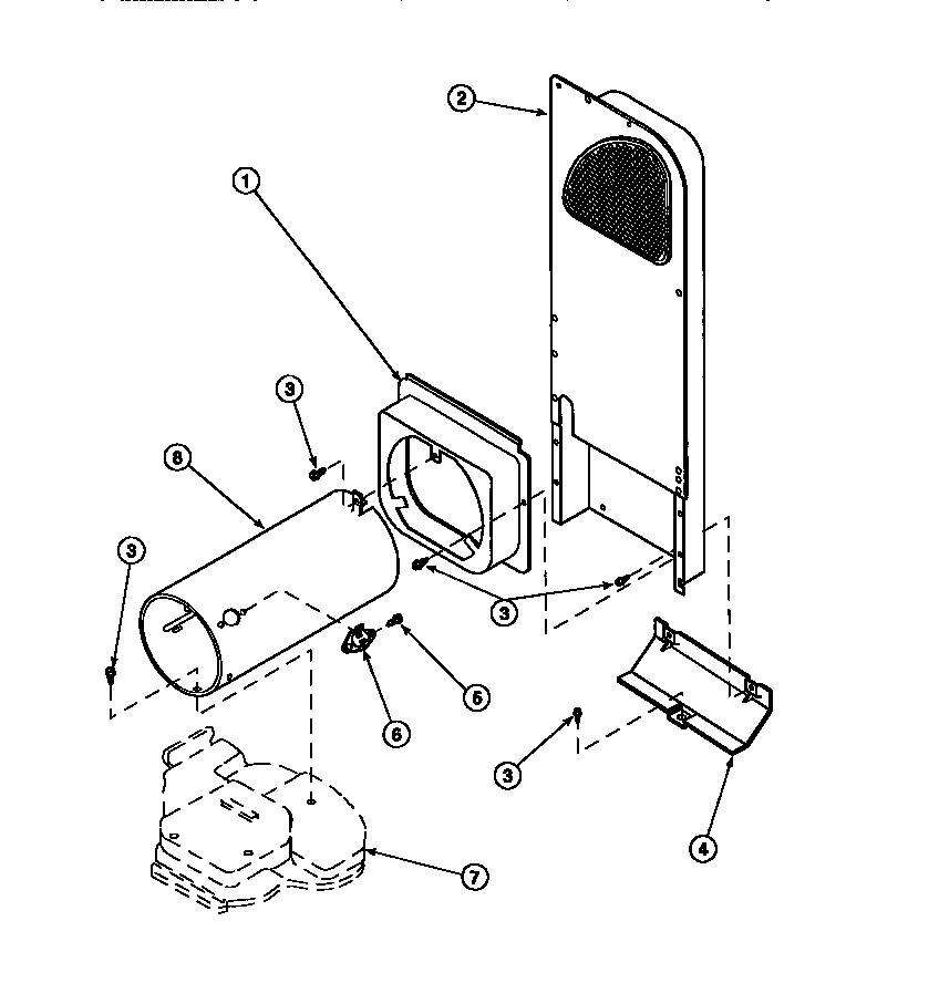 HEATER BOX ASSY ORIGINALLY ON GAS DRYER