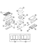 Top assembly/gas controls
