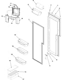 Refrigerator door