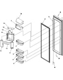 Refrigerator door