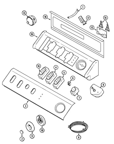 Control panel (mah3000awq)