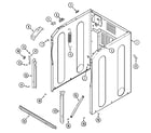 Maytag MAH3000AAW cabinet-front diagram