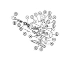 Maytag MAH3000BGW latch assembly parts list diagram