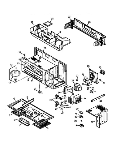 Chassis assy & electrical components