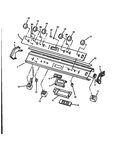 Control panel parts