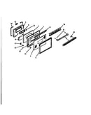 Oven door assy