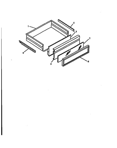 Storage drawer parts