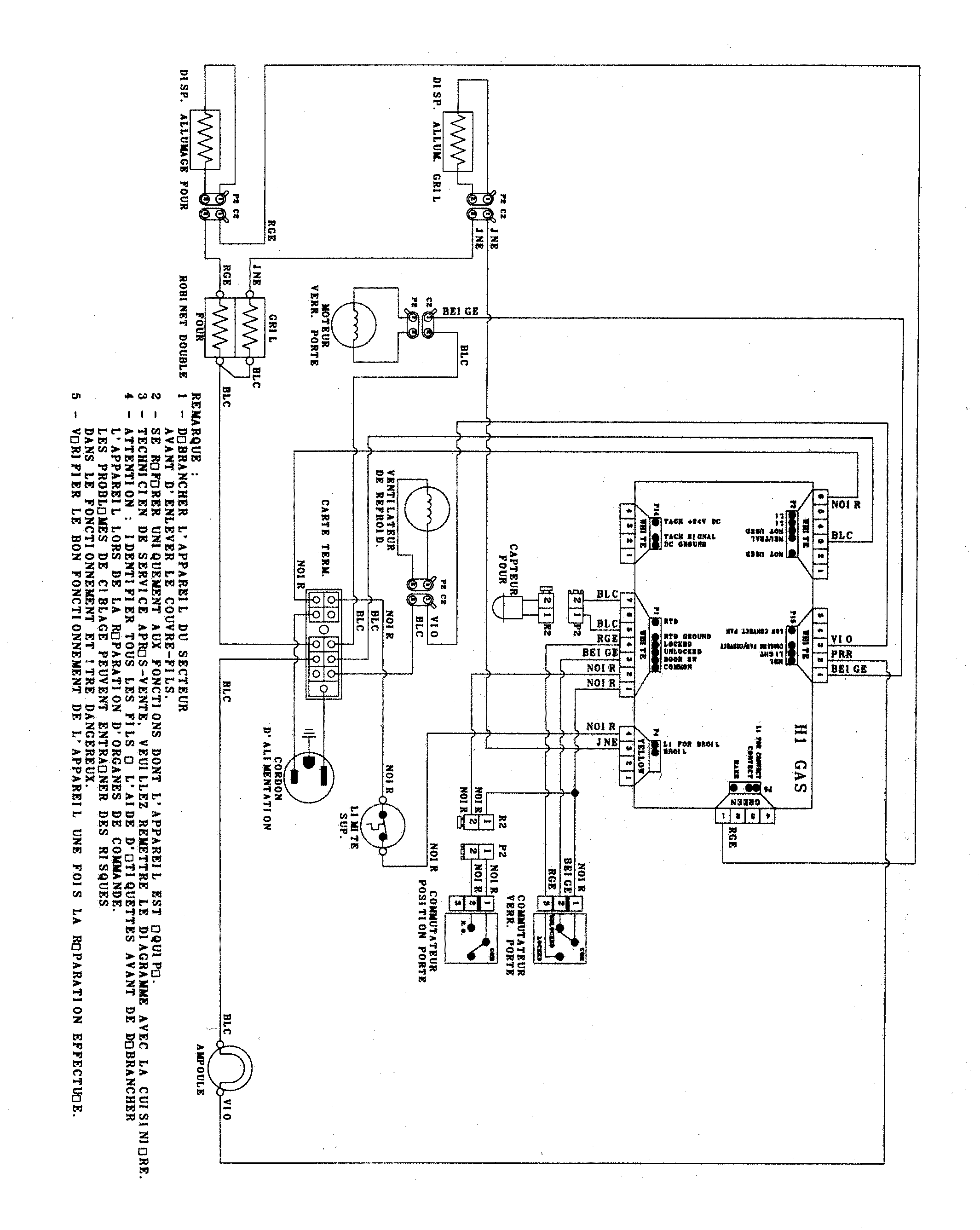 WIRING INFORMATION (FRC)
