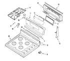Jenn-Air JDR8895ACB control panel/top assembly diagram