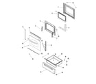 Maytag MER5765RCW door/drawer diagram