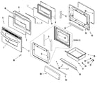 Maytag MERL753BAS door/drawer (stl) diagram