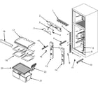 Maytag GT8208PEKW refrigerator compartment diagram