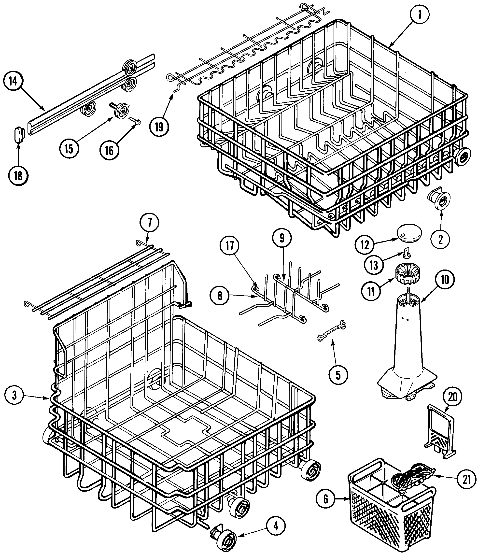 TRACK & RACK ASSEMBLY