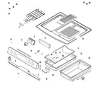 Jenn-Air JES9750AAS control panel/top assy diagram