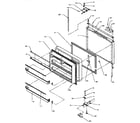 Amana BX22A5W-P1182302WW fz door diagram