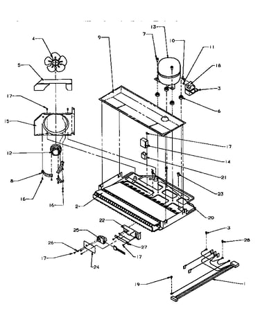 Compressor compartment