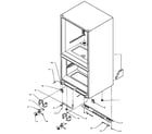 Amana BX22A5W-P1182302WW rollers/drain tube diagram