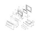 Maytag MGR5775QDS door/drawer (stl) diagram