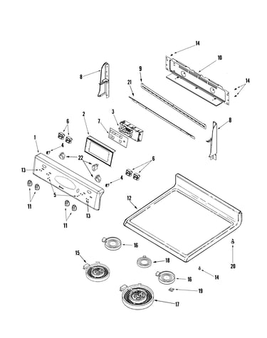Control panel/top assembly(stl)