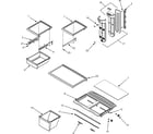 Amana ATB1832ARW shelves & accessories diagram