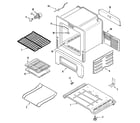Maytag MLR4451AJS oven/base diagram