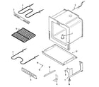 Maytag MER5520AAW oven/base diagram