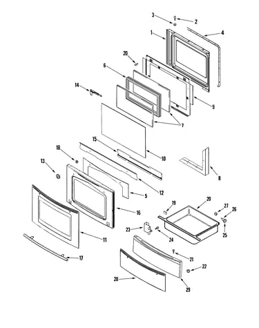 Door/drawer (ser pre 10)