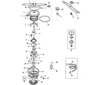 Maytag MDB7160AWB pump & motor diagram