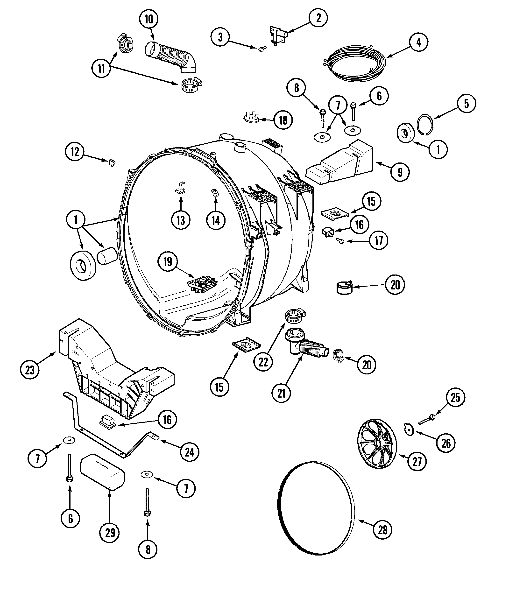 Outer tub