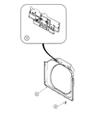 Door shroud & door latch assembly