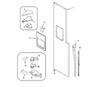 Maytag MZD2752GRB freezer outer door diagram
