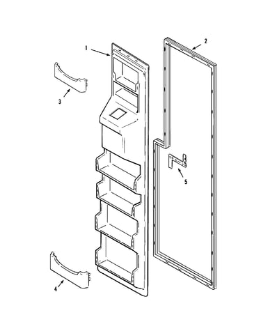 Freezer inner door