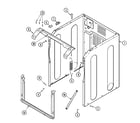Maytag MAH7550AAW cabinet-front diagram
