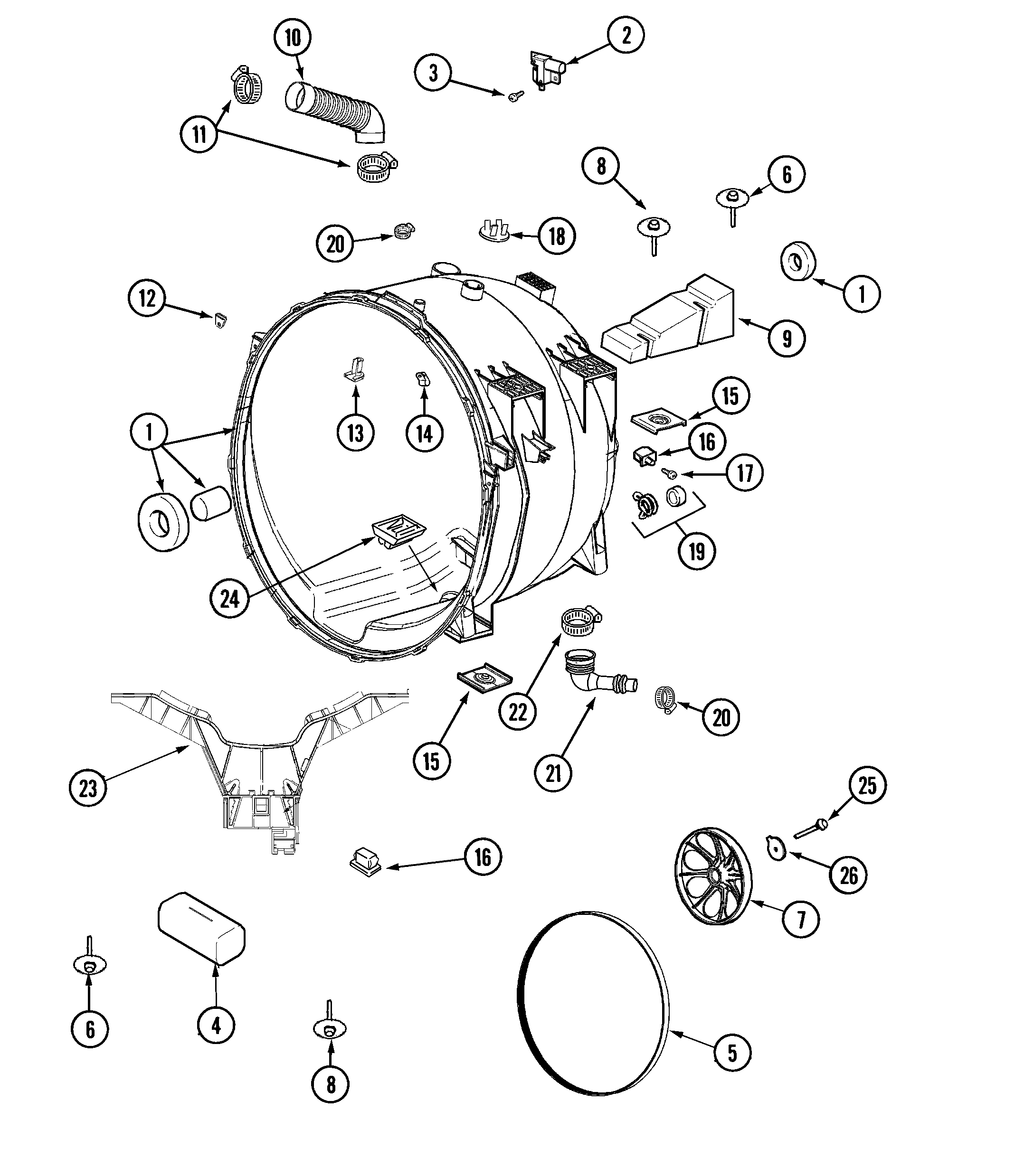 Outer tub