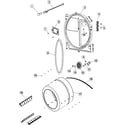 Maytag HYG3657AWW tumbler (series 12) diagram