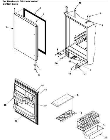 Refrigerator door