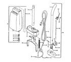 Hoover F4300-073 handle_tank diagram