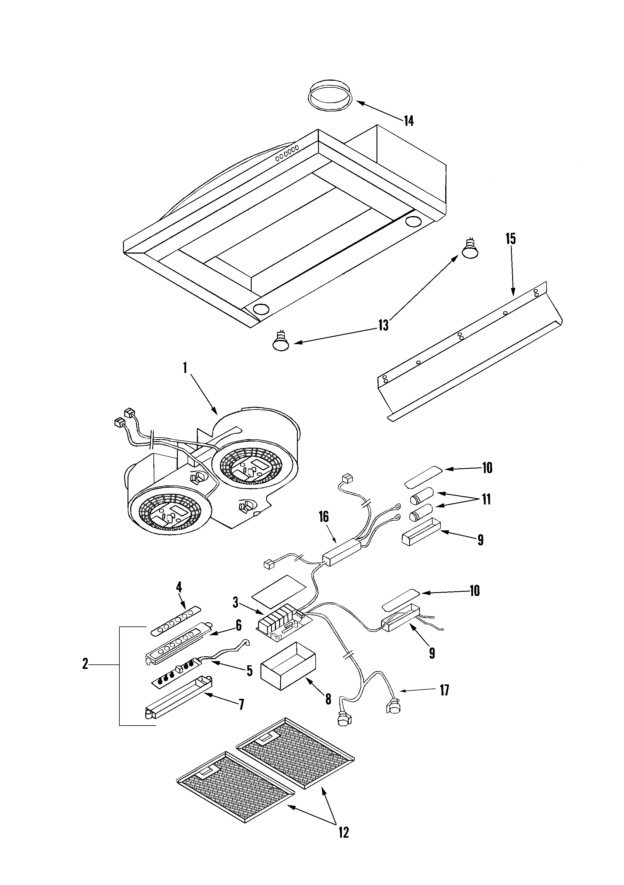 HOOD COMPONENTS (COMPLETE)