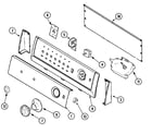 Amana DLW231RAW control panel diagram