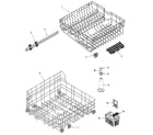 Maytag MDB3700AWN track & rack assembly diagram