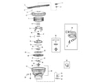 Maytag MDB3700AWX pump & motor diagram