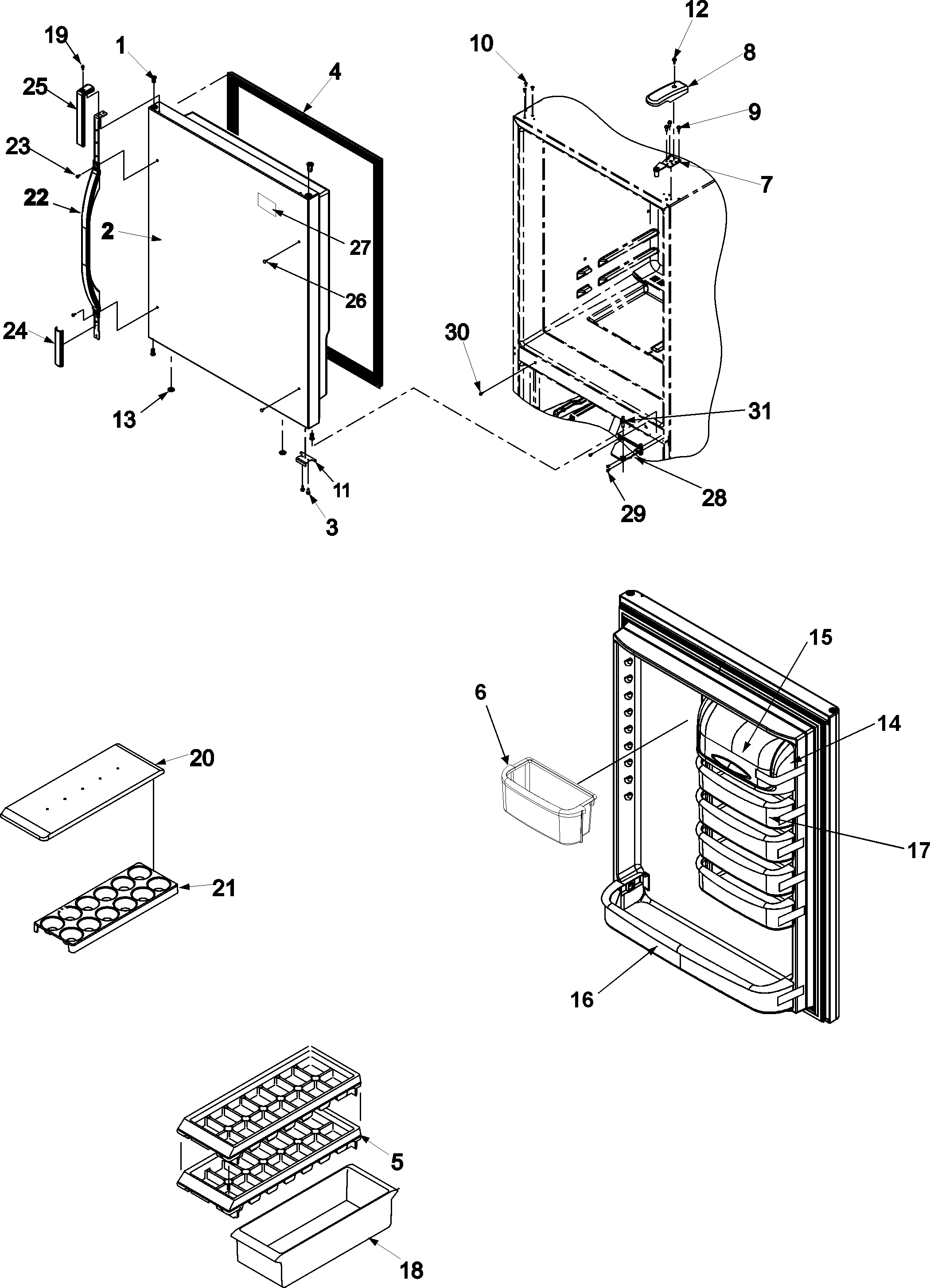 REFRIGERATOR DOOR