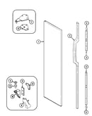 Freezer outer door