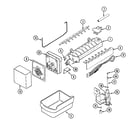 Maytag GS20Y8A optional ice maker kit (ice) diagram